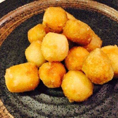 冷凍の里芋で作ってみました！
とてもおいしくて、子供たちもパクパク食べてました(*^^*)